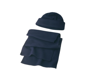 Set cappello e sciarpa in pile 200gr/m²